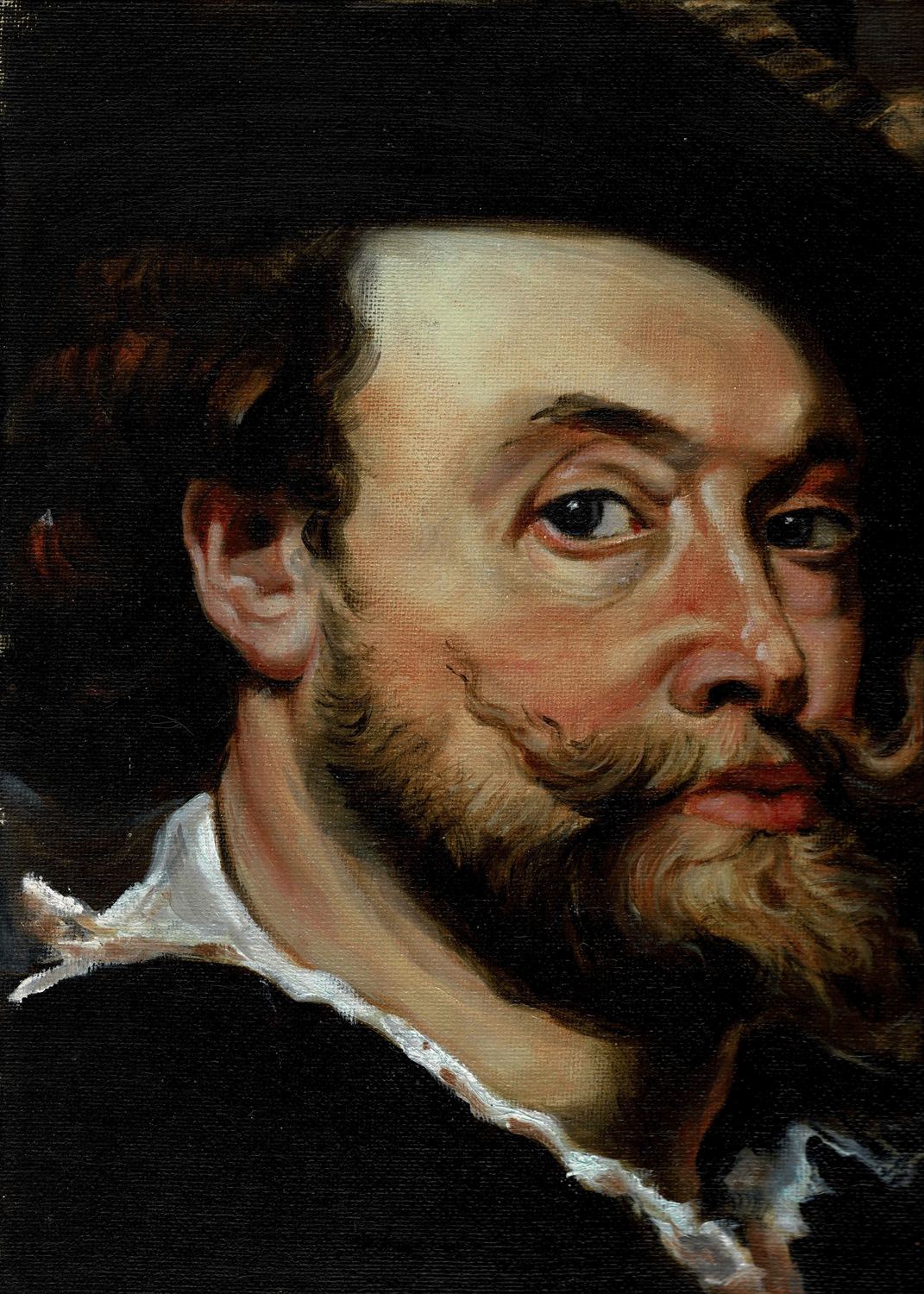 Mastercopy after Rubens, self-portrait
